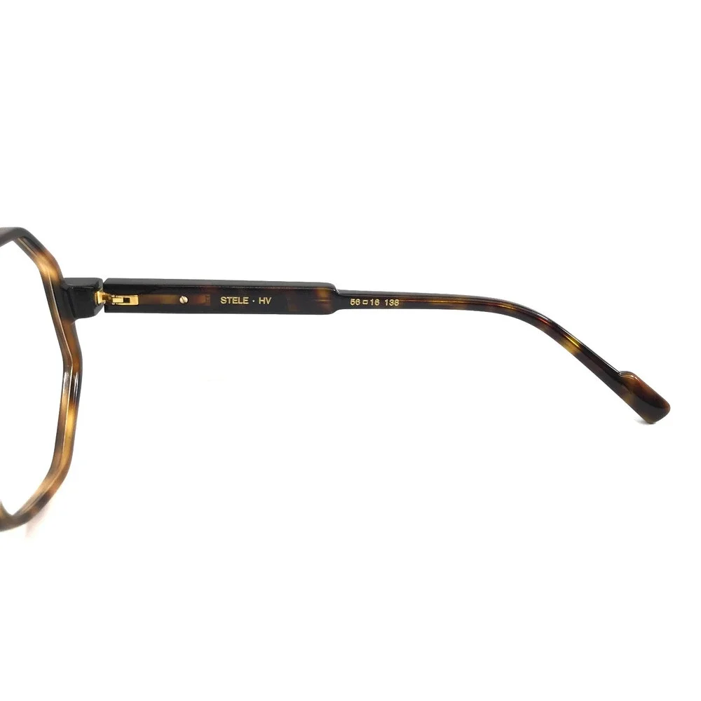 Etnia Barcelona Eyeglasses Frames STELE HV Havana Geometric Full Rim 56-16-138